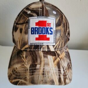 Brooks 1st Baseball Hat Mens Adjustable Camo Embroidered Strapback Cap‎